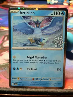 Articuno 032/159 – Holiday Calendar Holo – NM Pokemon TCG - Image 1