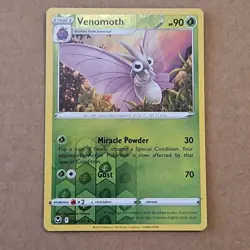 Pokemon Venomoth (2/215) 002 Silver Tempest NM REVERSE HOLO Foil TCG CCG - Image 1
