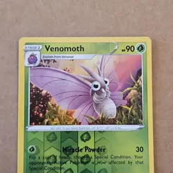 Pokemon Venomoth (2/215) 002 Silver Tempest NM REVERSE HOLO Foil TCG CCG - Image 4