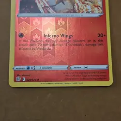 Pokemon Moltres (21/186) Brilliant Stars NM REVERSE HOLO Foil TCG CCG - Image 5