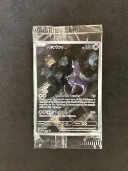 SEALED Mewtwo 052 MEW EN-151 Sealed Black Star Promo Pokemon Card - Image 1