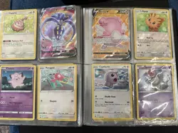 Pokemon Binder Collection Lot Over 60 Cards Holo & Reverse Holos V Ex Cute - Image 5