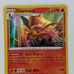 Charizard 010/078 Holo Rare Pokemon Go Pokemon TCG Card NM - Image 2
