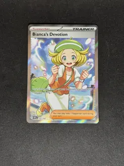 Pokemon Biancas Devotion Trainer Temporal Forces Full Art Card 197/162 - Image 1