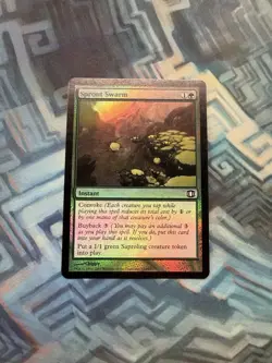MTG Foil Sprout Swarm EX/LP- Future Sight - Image 1