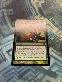 MTG Foil Sprout Swarm EX/LP- Future Sight - Image 2