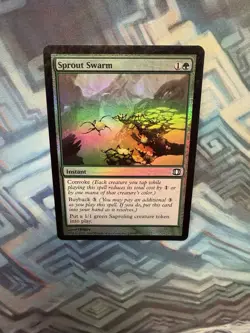 MTG Foil Sprout Swarm EX/LP- Future Sight - Image 3
