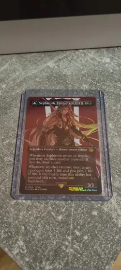 MTG Sephiroth, Fabled SOLDIER Sephiroth, One-Winged Angel - Foil - EN, near mint - Image 1