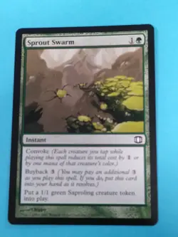 Magic the Gathering - SPROUT SWARM - Future Sight Green Common Instant NM - Image 1