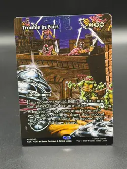 MTG: Teenage Mutant Ninja Turtles ~ Trouble in Pairs (Borderless) Mythic - Image 1