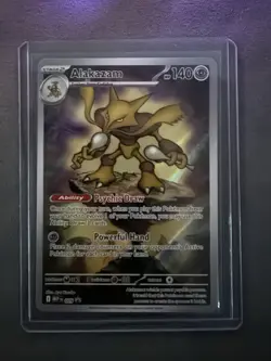 Pokemon TCG Alakazam Promo 009 Mega Evolution ETB Black Star Promo Sealed - Image 1