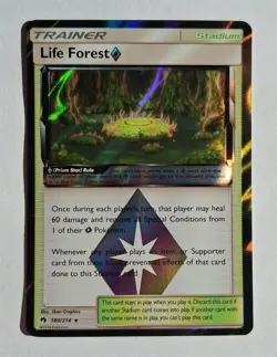Pokemon - Life Forest (Prism Star) - Lost Thunder 180/214 - Holo Rare - NM - Image 1