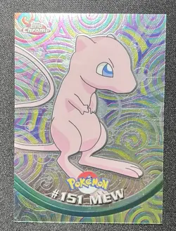Mew #151 Pokemon 2000 Topps Chrome - Image 1