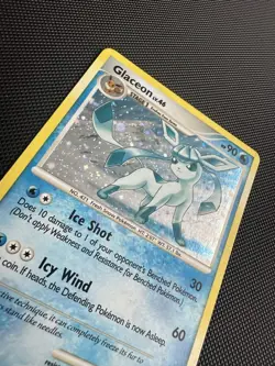 Pokemon Glaceon Holo Majestic Dawn 20/100 2008 LP-MP - Image 2