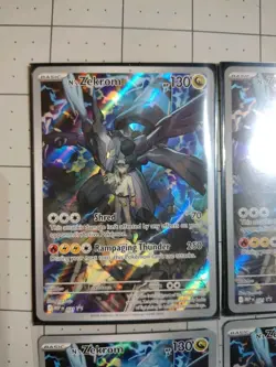 4 Pokemon TCG N’s Zekrom #031 Black Star Promo Full Art Ascended Heroes Promo NM - Image 2