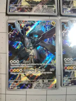 4 Pokemon TCG N’s Zekrom #031 Black Star Promo Full Art Ascended Heroes Promo NM - Image 5