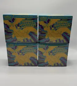 X4 Pokemon TCG: Ascended Heroes Pokemon Elite Trainer Box (ETB) - Image 1