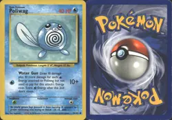 POLIWAG 59/102 COMMON BASE SET UNLIMITED POKEMON MP - Image 1