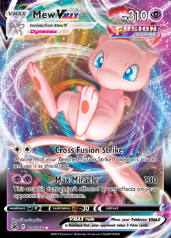 Mew VMAX (114/264) Ultra Rare | Pokemon TCG SWSH Fusion Strike | Near Mint - Image 1