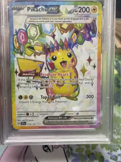 PSA 10 Pokemon Card Pikachu Ex 219/191 Gem Mint Ultra Rare - Image 3