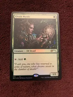 Elvish Mystic Secret Lair Drop Foil 475 NM+ Unplayed MTG Magic Card - Image 1