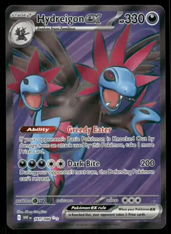Pokemon Cards Hydreigon ex 161/086 White Flare Ultra Rare NM *2 - Image 1