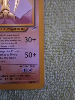 Neo Destiny Shining Kabutops Holo Rare Card 108/105 - Image 4