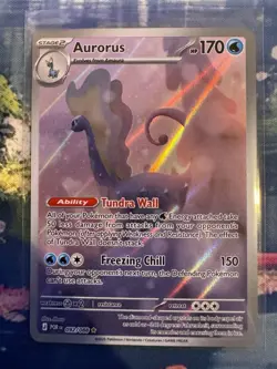 Pokemon Aurorus Holo Rare 092/088 POR Set Stage 2 170 HP Trading Card - Image 1