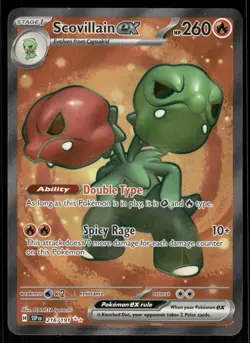 Pokemon Cards Scovillain ex 216/191 Surging Sparks Ultra Rare NM - Image 1