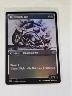 Blightbelly Rat Showcase Phyrexia: All Will Be One Foil #289 - Image 1