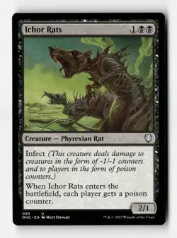 Ichor Rats - Phyrexia All Will Be One Commander - #93 - Non-Foil - NM - MTG - Image 1