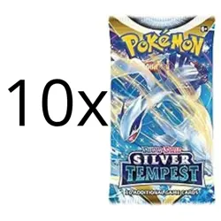 Pokemon TCG 10x Booster Pack SILVER TEMPEST SWSH12 - ENG ENGLISH - Image 1