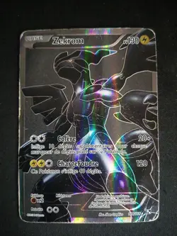 Carte Pokemon Zekrom 114/114 Noir Et Blanc - Image 1