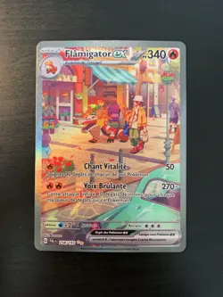 Carte Pokemon : Flamigator EX 258/193 Evolutions a Paldea Francaise NEUF - Image 1