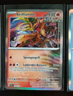 3 Karten Sammlung: Furienblitz, Keilflamme, Windewoge Legendary Pokemon Holo NM - Image 3