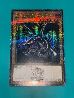 YUGIOH! Red-Eyes Black Dragon TN23-EN003 Quarter Century Secret NM SDJ LOB art - Image 1