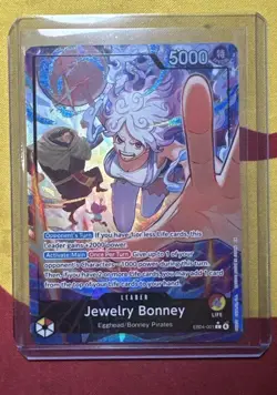 One Piece TCG OP15 -EB04 Jewelry Bonney Leader Alt Art EB04-001 NM - Image 1