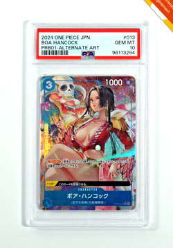 One Piece PSA 10 Boa Hancock #013 Alternate Art The Best PRB01 2024 English - Image 1