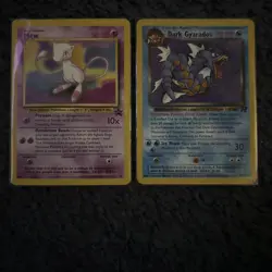 Vintage Pokemon Cards (Jungle, Fossil, Wotc) Jolteon, Mew, Gyarados - Image 4