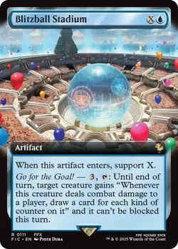 MTG Final Fantasy Commander - Blitzball Stadium (Extended Foil) - Image 1