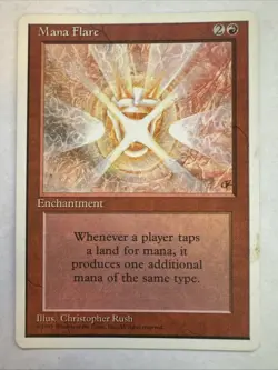 MTG Mana Flare 4th Edition Regular Rare - Image 1