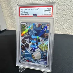 POKEMON JPN SV1S-SCARLET EX ART RARE #086 RIOLU PSA 10 - Image 2