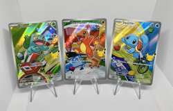Pokemon TCG First Partner Illustration Collection Series 1 Kanto GEN 1 Starters - Image 1