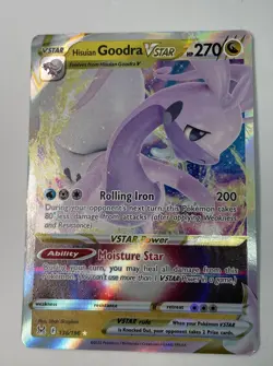 Hisuian Goodra VSTAR 136/196 - Lost Origin - Pokemon TCG - Ultra Rare Holo - NM - Image 1