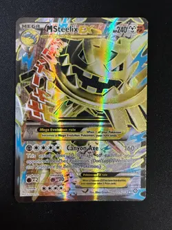 Mega-Steelix-EX - 109/114 - Full Art Ultra Rare XY Steam Siege (LP) Pokemon - Image 1