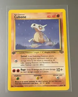 Pokemon Cubone Jungle 50/64 1st Edition, NM-MT - Image 1
