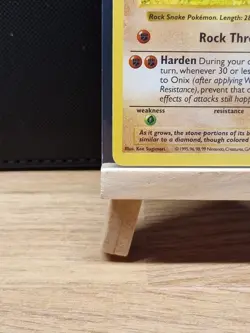 Pokemon TCG 1999 WOTC Base Set Shadowless Onix 56/102 - Heavy Play - Image 5