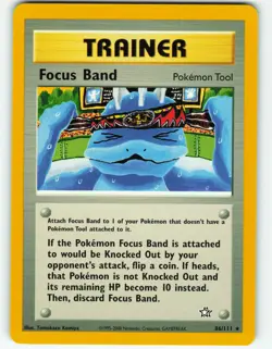 Focus Band - 86/111 Neo Genesis - Pokemon TCG - 2000 - Image 1