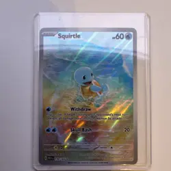 Pokemon Squirtle 170/165 Sv: Scarlet & Violet 151 Illustration Rare Holo - Image 1