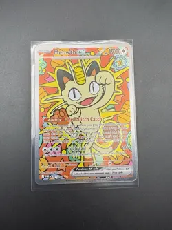 Pokemon TCG Meowth ex 121/088 Special Illustration Rare Perfect Order SIR - Image 1